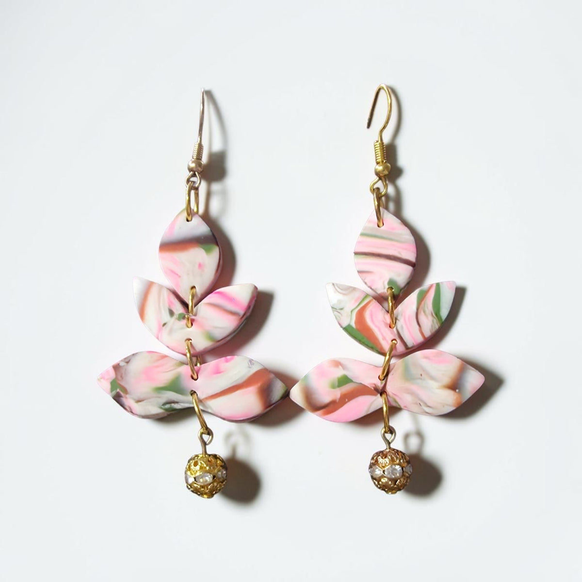 Spring Whimsy Botanical Drop Earrings