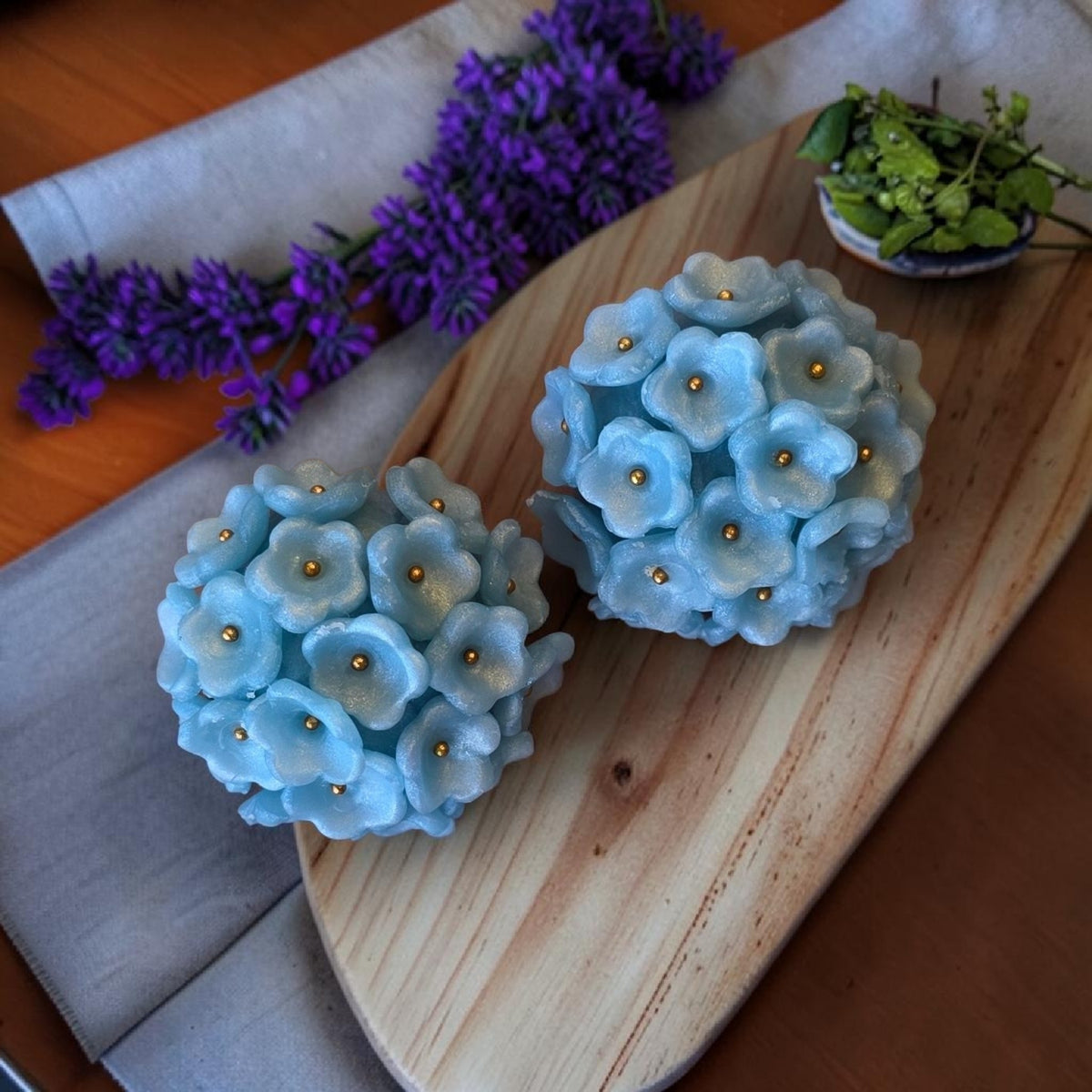 Hydrangea Flower Clip on
